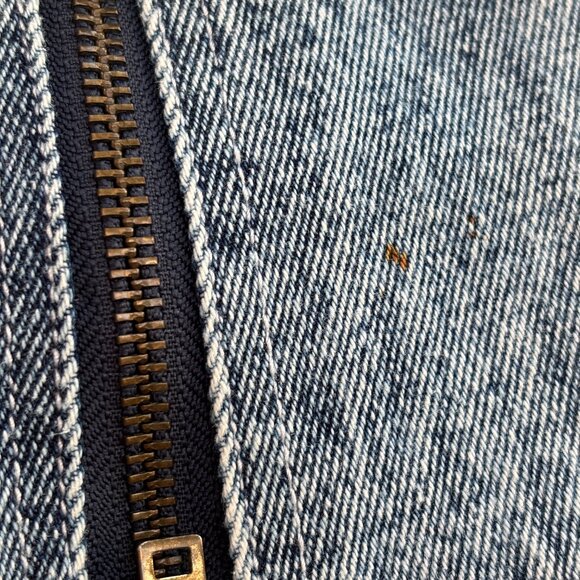 80s Acid Washed Crop Denim Jacket - Picture 15 of 16